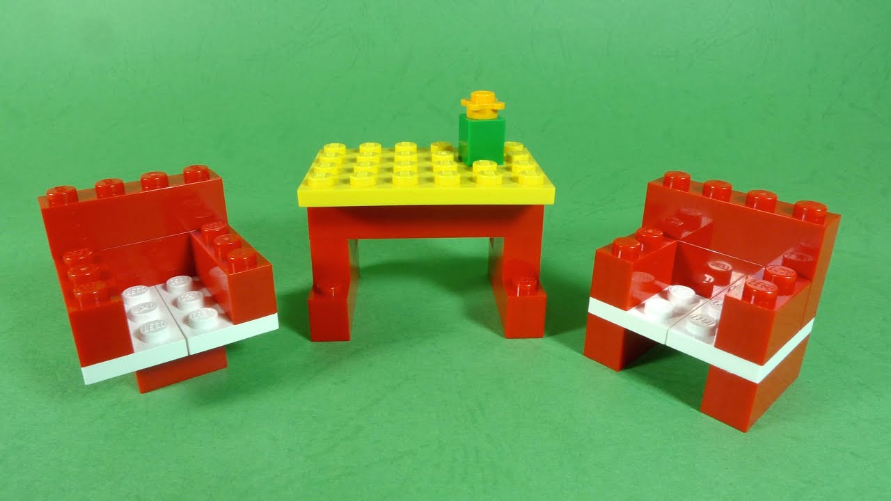 How to build a LEGO furniture