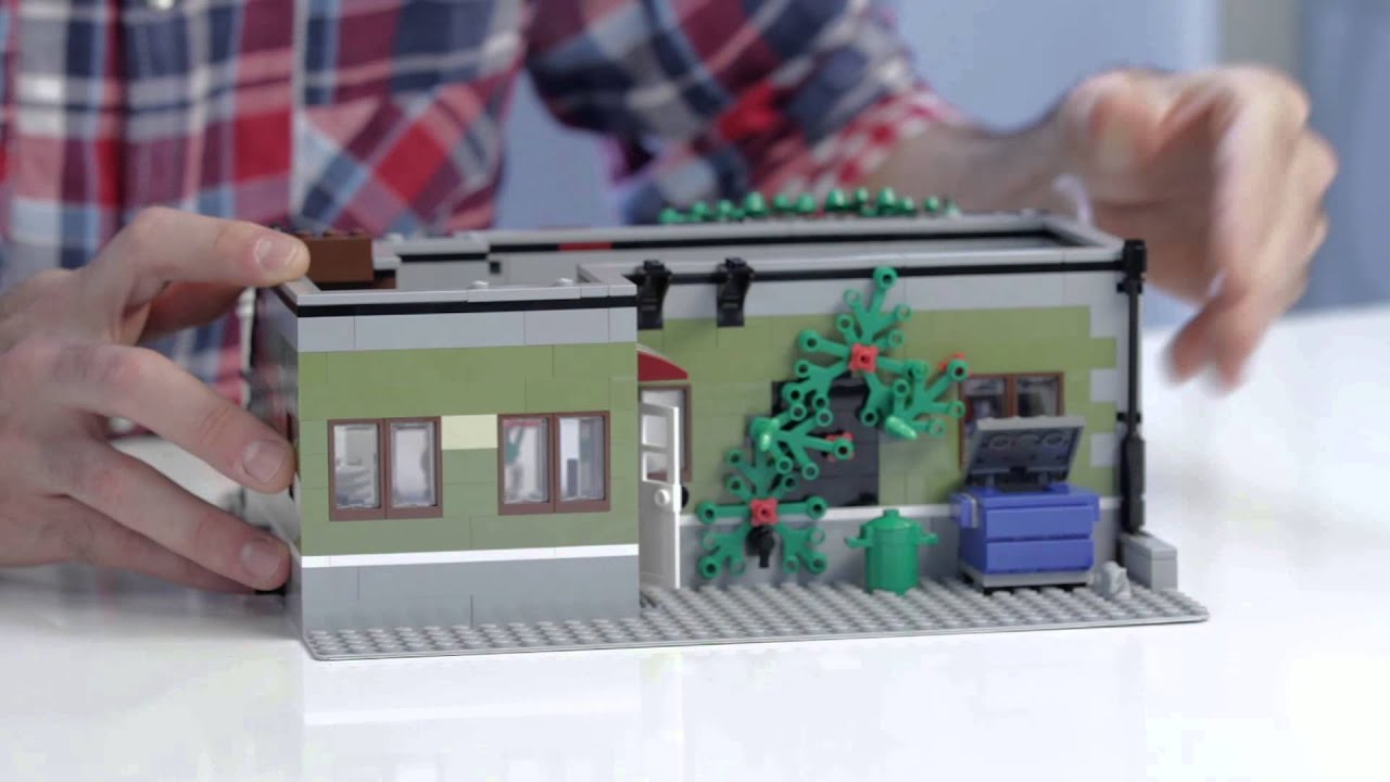 How to build LEGO restaurant furniture